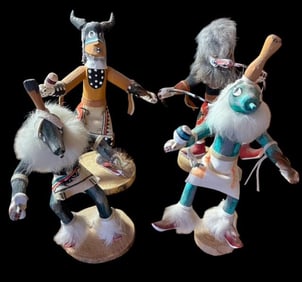 Lot of Four Assorted Native American Kachinas