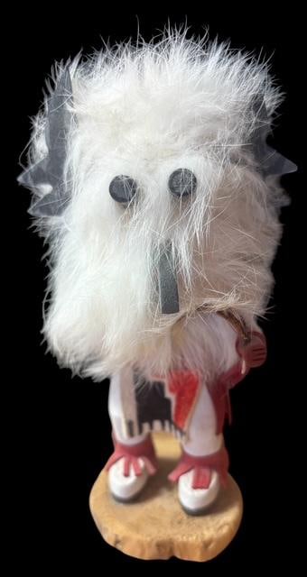 Native American Hand Carved Owl Kachina Signed EL (1 of 4)