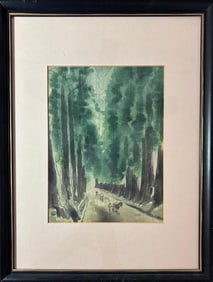 First Edition Wood Block Part of Four Seasons Series by Eiichi Kotozuka