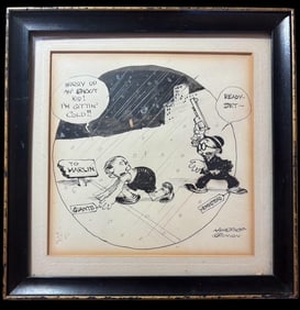 Original Cartoon Drawing by Lawrence Semon (1889-1929)