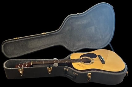 Martin and Company Sigma Guitar Signed Denny Zager year 2525 song