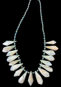 Native American Shell and Bead Necklace