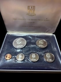 First Coinage of the British Virgin Islands Proof Set