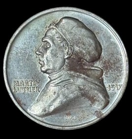 400th Anniversary of the Reformation Martin Luther Medallion 1517-1917