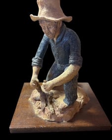 Ceramic Statue Signed B. Kelly