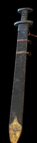 Sword and Leather Wrapped Sheath