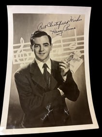 Signed Sepia Harry Prime Chesterfield Advertising Photo