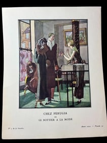 1924 Chez Perugia ou Le Bottier A La Mode