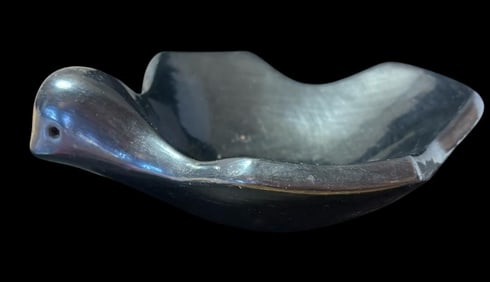 Juanita Gonzales Signed Santa Clara Pottery Dish