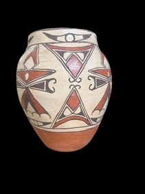 Native American Santa Ana Pueblo Vessel Signed Eudora Montoya