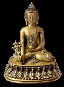 Meditating Medicine Budda Statue