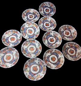 Set of 12 Plates Made in the Year of Ming Dynasty Emperor Chenghua (1446-1487)
