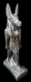 Anubis God Of Mummification Carved Stone-Tuff Figure
