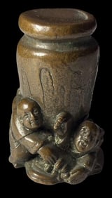 Antique Japanese Bronze Scale Weight