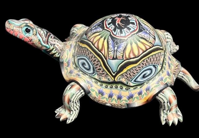 Fimo Creations by Jon Anderson - Polymer Clay Turtle Figure (1 of 3)