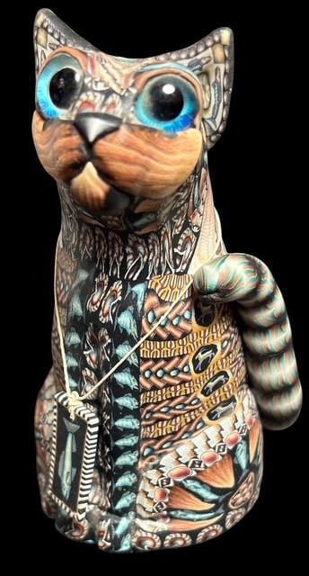 Fimo Creations by Jon Anderson - Polymer Clay Cat Sculpture (1 of 3)