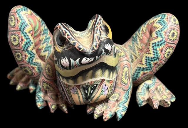 Fimo Creations by Jon Anderson Polymer Clay Frog Figure (1 of 3)