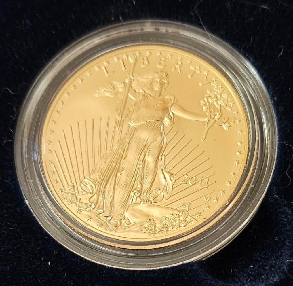 2011 W American Eagle One Ounce Gold Coin (1 of 2)