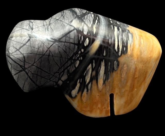 Picasso Marble Stone Carved Zuni Buffalo Fetish (1 of 2)