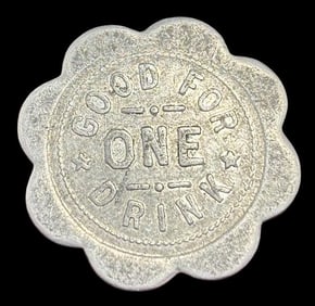 King's Saloon Drink Token French Gulch California