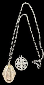 Lot of Two Religious Medals