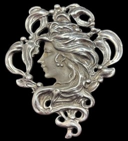 Art Nouveau Sterling Pin