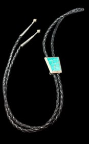 Native American Sterling Bolo Tie