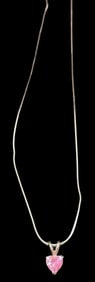 Italian Sterling Pendant Necklace