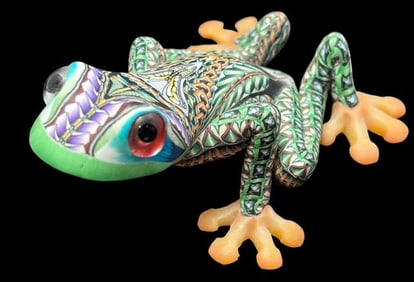 John Stuart Anderson Polymer Frog Figure