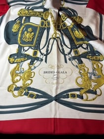 Original Vintage Hermes Paris Brides de Gala Scarf