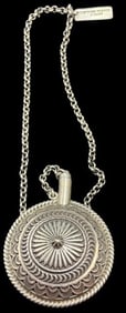 Navajo Sunshine Reeves Sterling Flask Purse