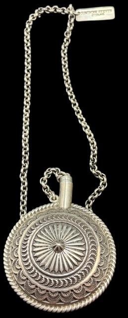 Navajo Sunshine Reeves Sterling Flask Purse (1 of 3)