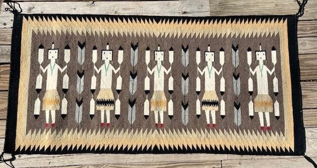 Native American Hand Woven Yei Design Rug (1 of 4)