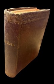 Missel De Notre Dame Antique Leather Bound Book Printed in French ca 1850
