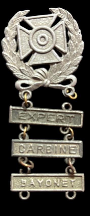 Lot of Four Military World War ll Qualification Badges (1 of 2)