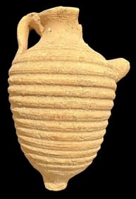 Ancient Greece Clay Artifact Vessel Ca. 5th-6th Century CE