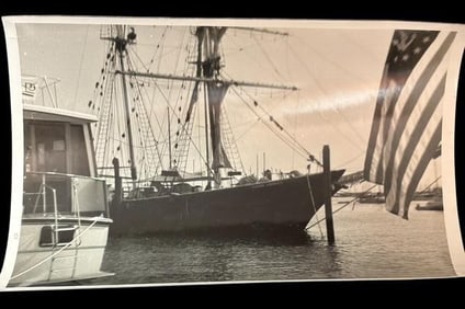 Original Photograph of The Frigate - Young America