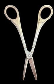 Antique European Scissors .900 Silver