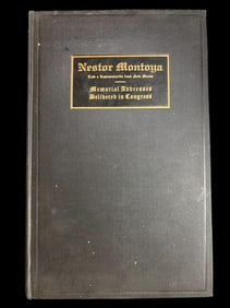 Nestor Montoya Congressional Memorial Address 1924 RARE