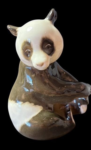 USSR Lomonosov Porcelain Panda Bear (1 of 3)