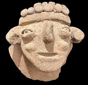Pre-Columbian Carved Face 1200 CE