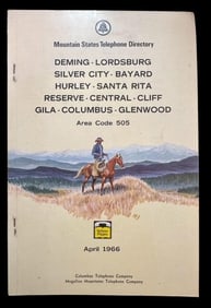 Vintage 1966 Mountain States Telephone Directory