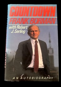 Signed First Edition "Countdown" by Frank Borman 1988