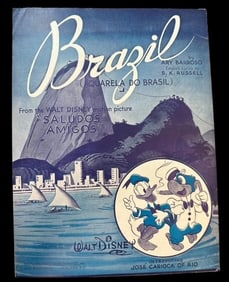 Sheet Music - Brazil by Walt Disney