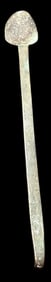 Antique Chinese Hammered Brass Spoon 18th Century