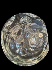 Signed Hugh Jenkins 1982 Bud Vase/Paperweight