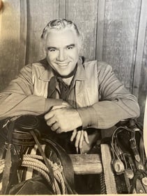 Vintage Head Shot Photo of Lorne Greene 1962