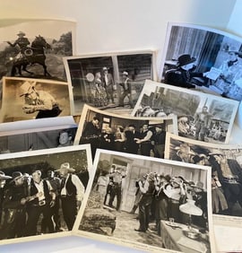 Lot of 10 Western Movie Stills Vintage
