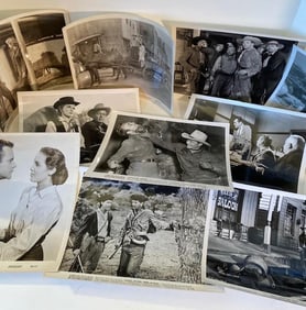 Lot of 10 Western Movie Stills Vintage