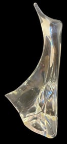 Signed Daum, France Art Glass Penguin Figure Large